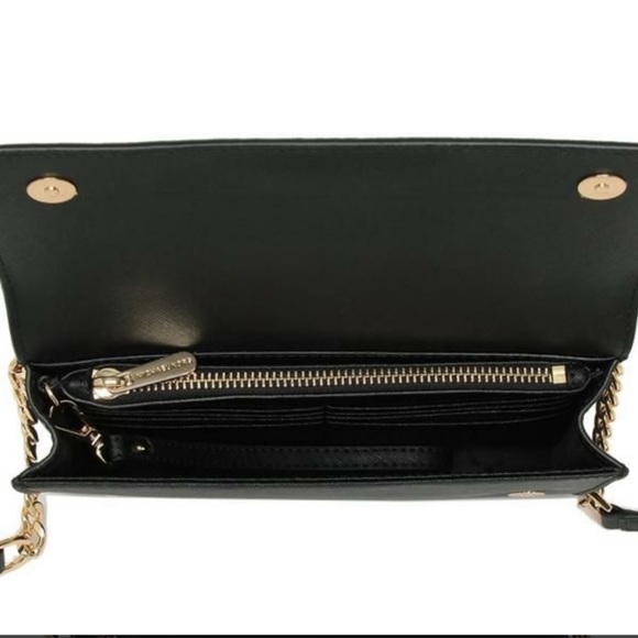 MICHAEL KORS 3 IN1 WRISTLET CLUTCH CROSSBODY BLACK - Picture 6 of 13